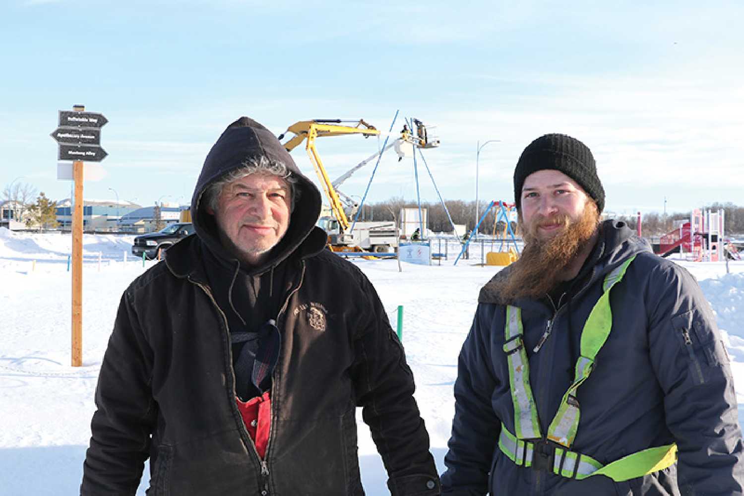 Ed and Kelsey Blondeau of the Mtis local 44 said they are proud to see the start of a project that will encourage more teachings of Mtis traditions in the community of Moosomin.